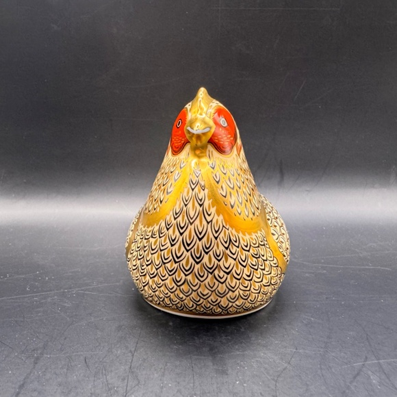 Royal Crown Derby "Farmyard Hen" limited edition paperweight no. 1424 of 5000. - Picture 5 of 12